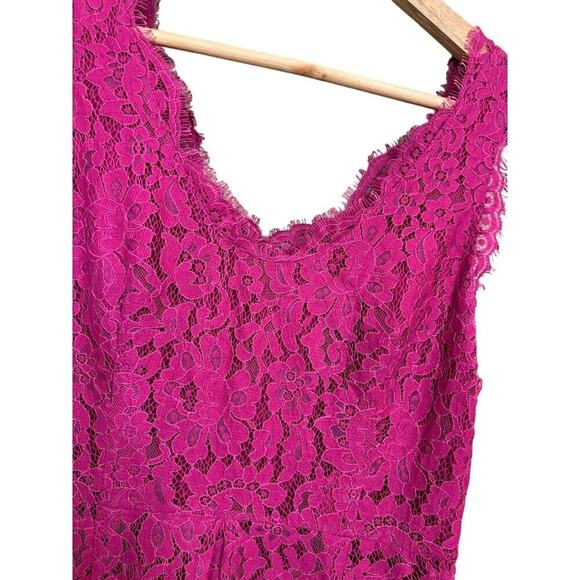 Joie Rori Magenta Pink Lace Dress Size Small - Picture 3 of 9